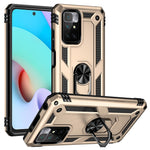 Heavy Duty Soft Flexible TPU Hard PC Anti-Slip Protective Phone Case with Ring Car Mount Kickstand for Xiaomi Redmi Note 11 4G (MediaTek)/Redmi 10 4G (2021)/Redmi 10 2022 4G
