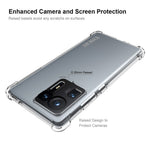 ENKAY HAT PRINCE Anti-slip Side Edge Thickened Corners Transparent TPU Phone Case for Xiaomi Mix 4