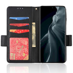 Fuld beskyttelse Litchi-tekstureret PU-læder med magnetisk lukning Pungcover med stativ TPU-stødsikkert flipcover til Xiaomi 12 5G/12X 5G/12S 5G