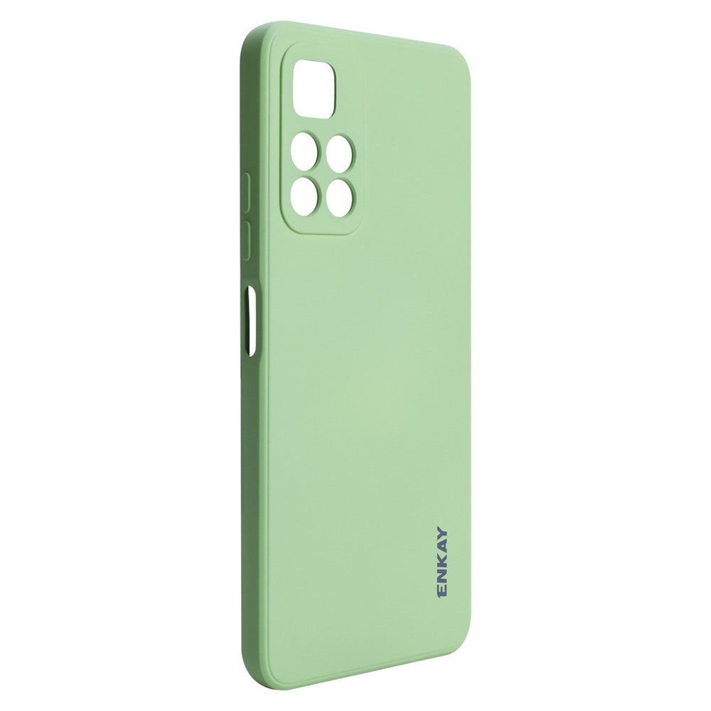 ENKAY HAT PRINCE Scratch-resistant Soft Liquid Silicone Case Precise Cutout Phone Cover for Xiaomi Redmi Note 11 5G (China) (MediaTek)/Note 11S 5G/Note 11T 5G