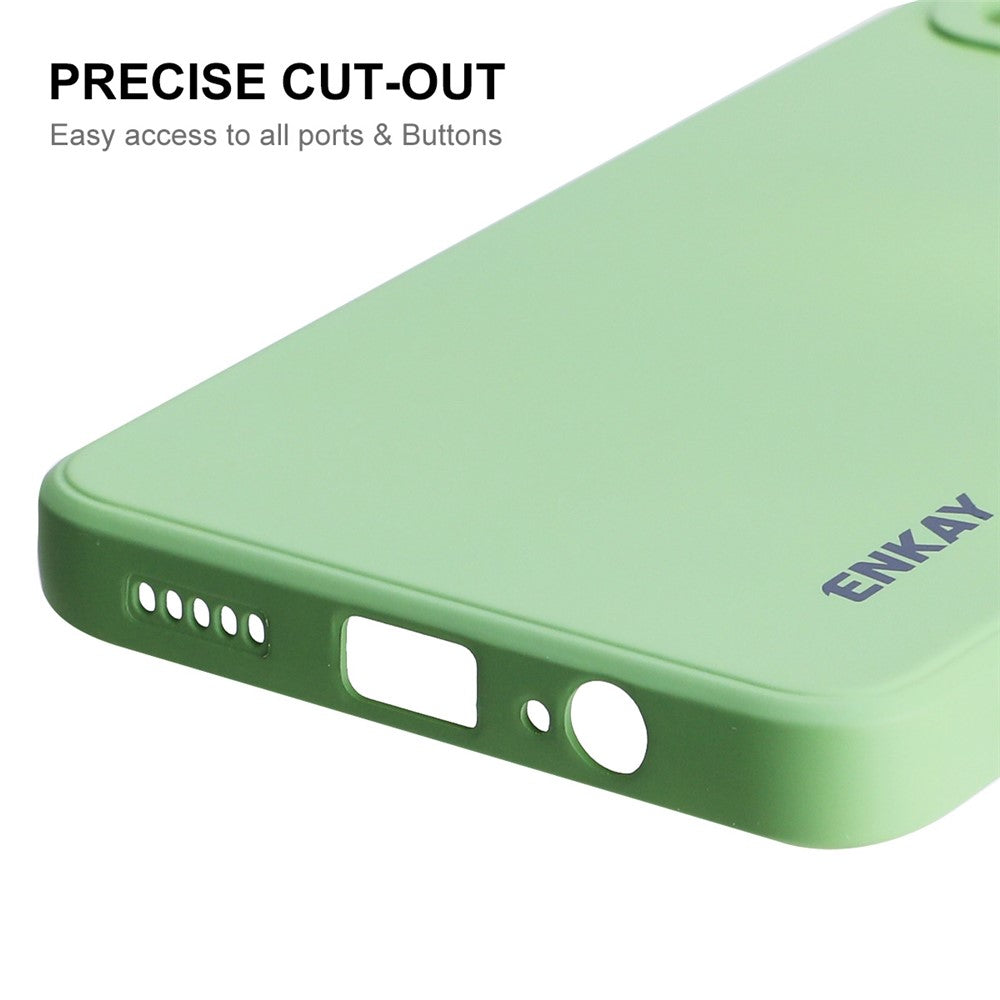 ENKAY HAT PRINCE Reptåligt mjukt flytande silikonskal med precisa utskärningar för Xiaomi Redmi Note 11 5G (Kina) (MediaTek)/Note 11S 5G/Note 11T 5G