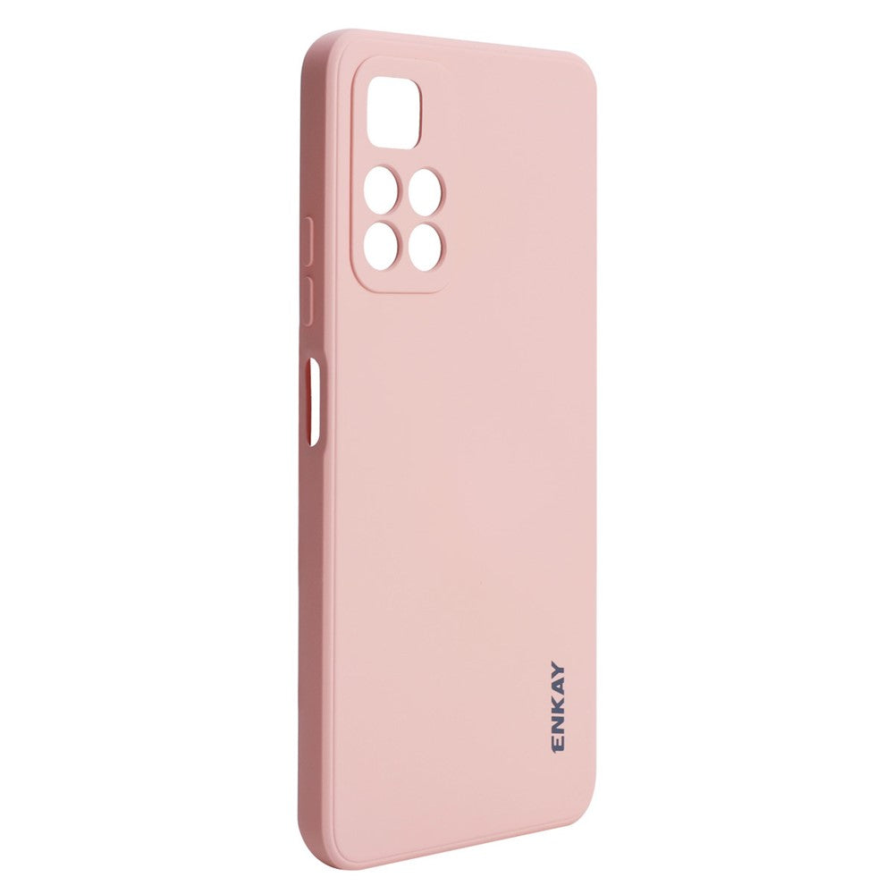 ENKAY HAT PRINCE Reptåligt mjukt flytande silikonskal med precisa utskärningar för Xiaomi Redmi Note 11 5G (Kina) (MediaTek)/Note 11S 5G/Note 11T 5G