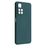ENKAY HAT PRINCE ensfarvet silikonecover med lige kant og præcise udskæringer, stødsikkert mobilcover til Xiaomi Redmi Note 11 Pro 5G (Kina) (MediaTek)/Note 11 Pro+ 5G