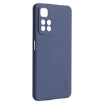 ENKAY HAT PRINCE Solid Color Straight Edge Liquid Silicone Precise Cutout Shockproof Phone Case Cover for Xiaomi Redmi Note 11 Pro 5G (China) (MediaTek)/Note 11 Pro+ 5G