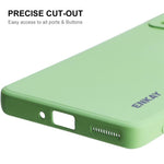 ENKAY HAT PRINCE Reptåligt, precist utskuret hål, flytande silikonmobilskal för Xiaomi 12 5G/12X 5G/12S 5G