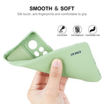 ENKAY HAT PRINCE Reptåligt, precist utskuret hål, flytande silikonmobilskal för Xiaomi 12 5G/12X 5G/12S 5G