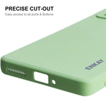 ENKAY HAT PRINCE til Xiaomi 12 Pro 5G / 12S Pro 5G / 12 Pro (Dimensity) 5G, ensfarvet med lige kant, faldsikkert flydende silikone-mobilcover med præcise udskæringer og ultratyndt design