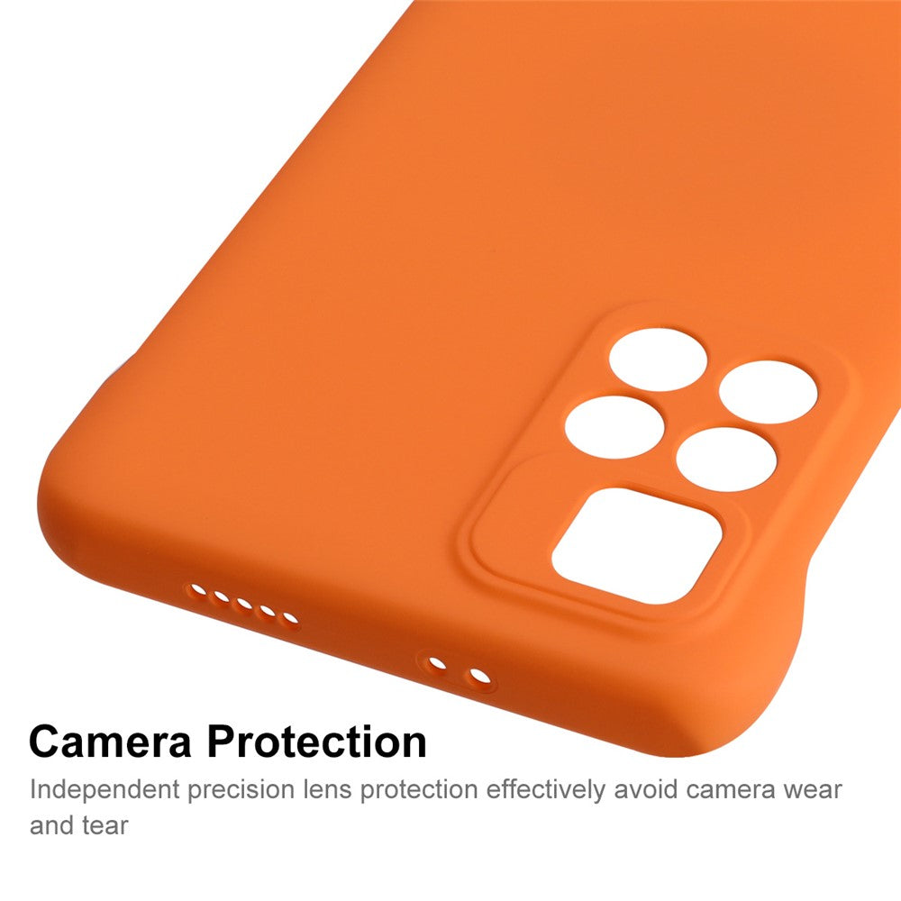 ENKAY HAT PRINCE Rubberized Matte Framless Incomplete Covering Hard PC Phone Case Shell for Xiaomi Redmi Note 11 5G (China) (MediaTek)/Note 11S 5G/Note 11T 5G