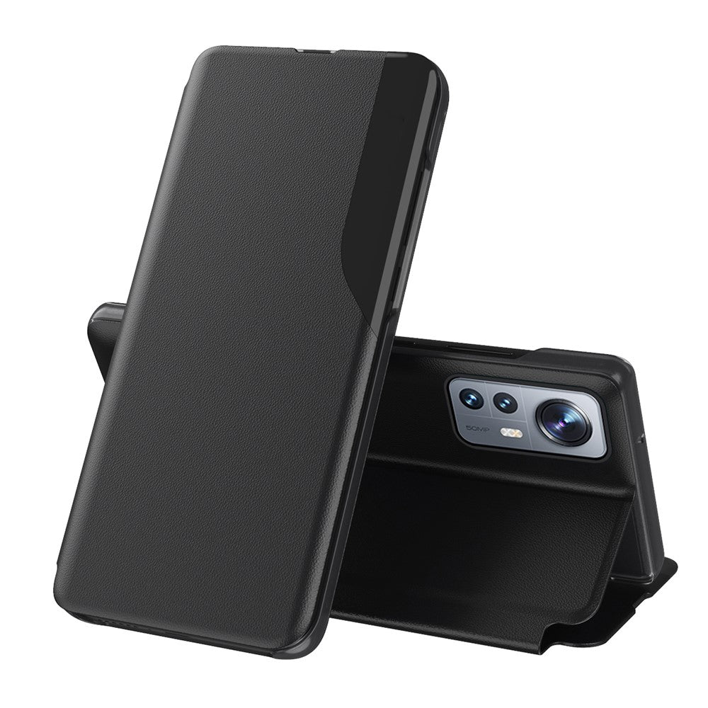 Phone Case Folio Flip PU Leather Stand Cover for Xiaomi 12 5G / 12X 5G / 12S 5G