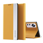 Folio Flip Full Protection PU Leather Stand Protective Phone Case for Xiaomi 12 5G / 12X 5G / 12S 5G