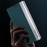 PU Leather + PC Foldable Stand Phone Case Shell for Xiaomi 12 Pro 5G / 12S Pro 5G  / 12 Pro (Dimensity) 5G