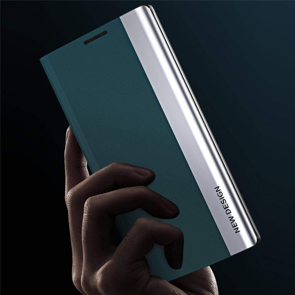 PU Leather + PC Foldable Stand Phone Case Shell for Xiaomi 12 Pro 5G / 12S Pro 5G  / 12 Pro (Dimensity) 5G