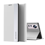 PU Leather + PC Foldable Stand Phone Case Shell for Xiaomi 12 Pro 5G / 12S Pro 5G  / 12 Pro (Dimensity) 5G