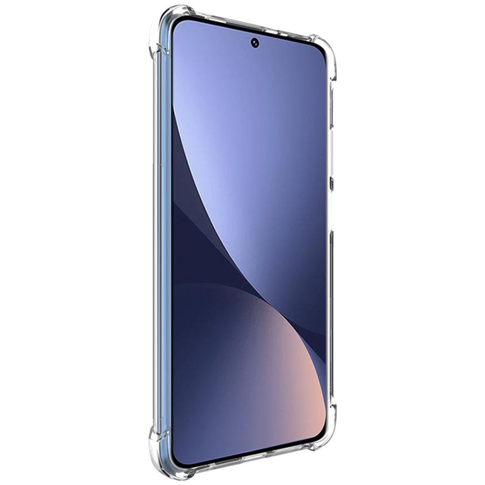 IMAK TPU Case for Xiaomi 12 5G/12X 5G/12S 5G Four Corners Anti-Scratch Back Cover with Screen Protector