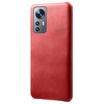 For Xiaomi 12 5G/12X 5G/12S 5G Textured PU Leather Coating Scratch-resistant Hard PC Phone Cover Protective Case