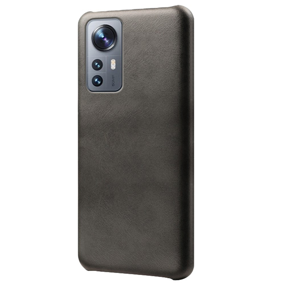 Xiaomi 12 Pro 5G / 12S Pro 5G /12 Pro (Dimensity) 5G Reptåligt, falltåligt, texturerat PU-läderbelagt, hårt PC-halksäkert mobilskal