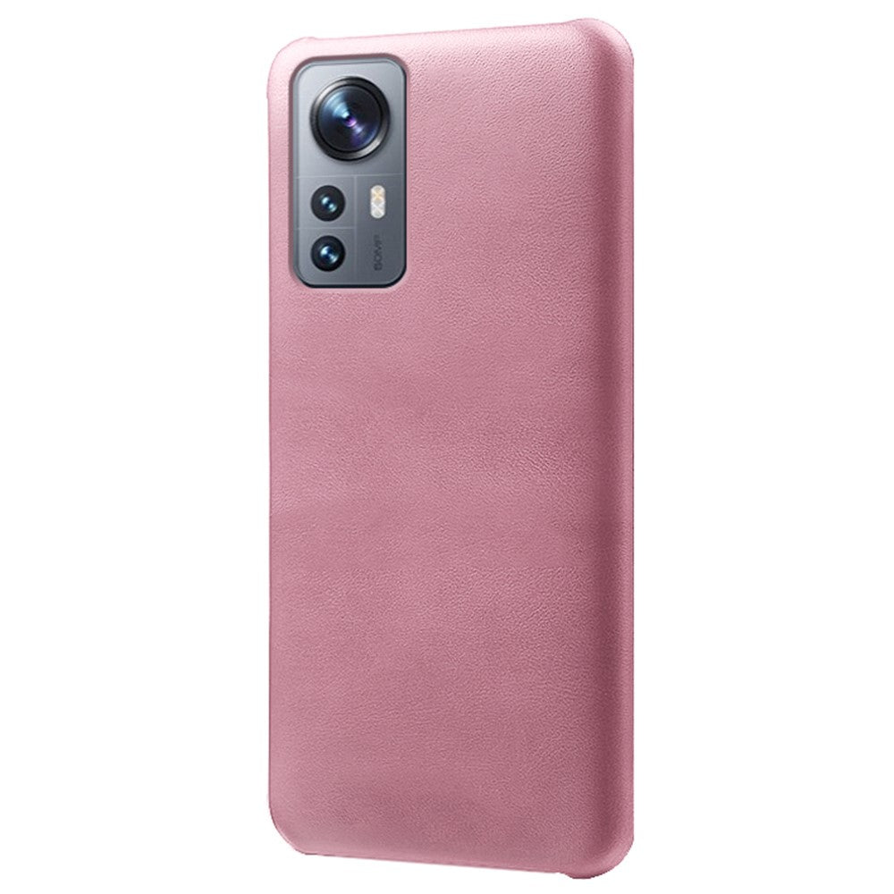 Xiaomi 12 Pro 5G / 12S Pro 5G /12 Pro (Dimensity) 5G Reptåligt, falltåligt, texturerat PU-läderbelagt, hårt PC-halksäkert mobilskal
