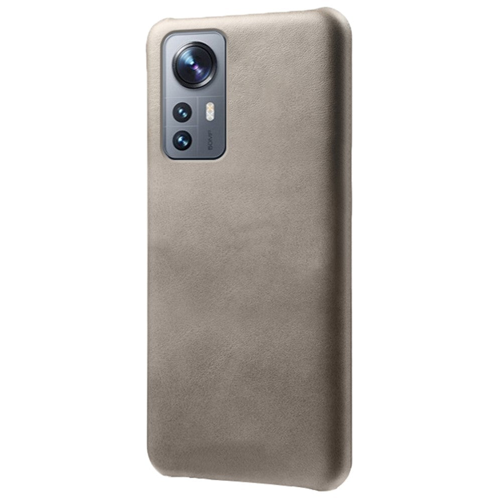Xiaomi 12 Pro 5G / 12S Pro 5G /12 Pro (Dimensity) 5G Reptåligt, falltåligt, texturerat PU-läderbelagt, hårt PC-halksäkert mobilskal