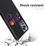 For Xiaomi 12 5G/12X 5G/12S 5G Card Holder Anti-drop Phone Cover Cloth + PC + PU Leather Hybrid Case