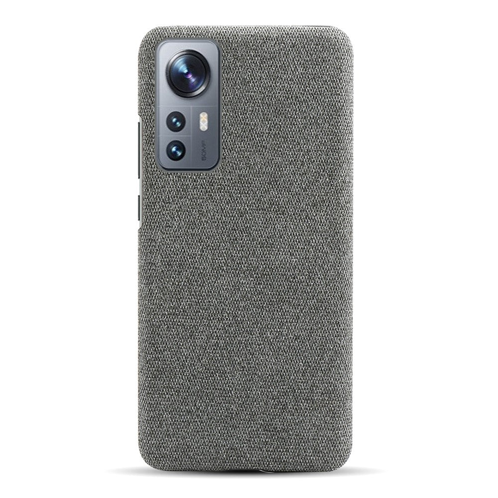 For Xiaomi 12 5G/12X 5G/12S 5GShockproof Cloth Texture Hard PC Protective Cover Anti-Slip Case