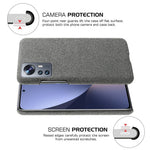 For Xiaomi 12 5G/12X 5G/12S 5GShockproof Cloth Texture Hard PC Protective Cover Anti-Slip Case