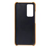 PU Leather Coated Hard PC Well-protected Cover for Xiaomi 12 5G/12X 5G/12S 5G, Shockproof Card Holder Design Mobile Phone Case