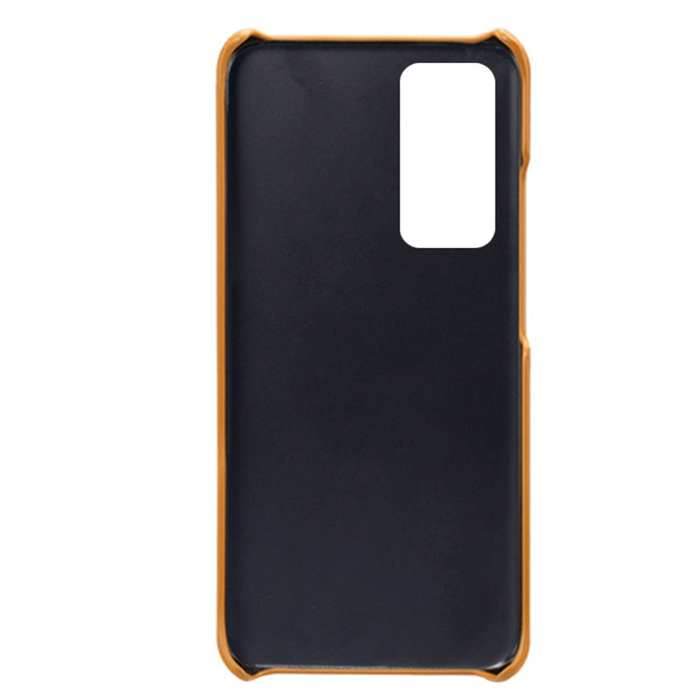 PU Leather Coated Hard PC Well-protected Cover for Xiaomi 12 5G/12X 5G/12S 5G, Shockproof Card Holder Design Mobile Phone Case