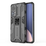 For Xiaomi 12 5G/12X 5G/12S 5G Shockproof Soft TPU Hard PC Mobile Phone Case Shell with Kickstand