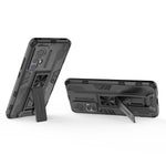For Xiaomi 12 5G/12X 5G/12S 5G Shockproof Soft TPU Hard PC Mobile Phone Case Shell with Kickstand