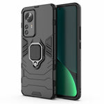 Hybridmobilskal för Xiaomi 12 Pro 5G / 12S Pro 5G /12 Pro (Dimensity) 5G, Ringstöd Hårt PC + Mjukt TPU Stötdämpande mobilskal