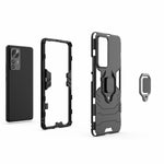 Hybridmobilskal för Xiaomi 12 Pro 5G / 12S Pro 5G /12 Pro (Dimensity) 5G, Ringstöd Hårt PC + Mjukt TPU Stötdämpande mobilskal