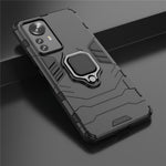 Hybridmobilskal för Xiaomi 12 Pro 5G / 12S Pro 5G /12 Pro (Dimensity) 5G, Ringstöd Hårt PC + Mjukt TPU Stötdämpande mobilskal