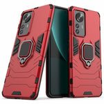 Hybridmobilskal för Xiaomi 12 Pro 5G / 12S Pro 5G /12 Pro (Dimensity) 5G, Ringstöd Hårt PC + Mjukt TPU Stötdämpande mobilskal
