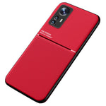 For Xiaomi 12 Pro 5G / 12S Pro 5G /12 Pro (Dimensity) 5G Anti-drop Imprinted PU Leather + TPU Phone Case with Car Mount Metal Sheet