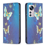 For Xiaomi 12 5G/12X 5G/12S 5G Pattern Printing PU Leather Wallet Stand Case Full Protection Magnetic Auto-absorbed Flip Cover