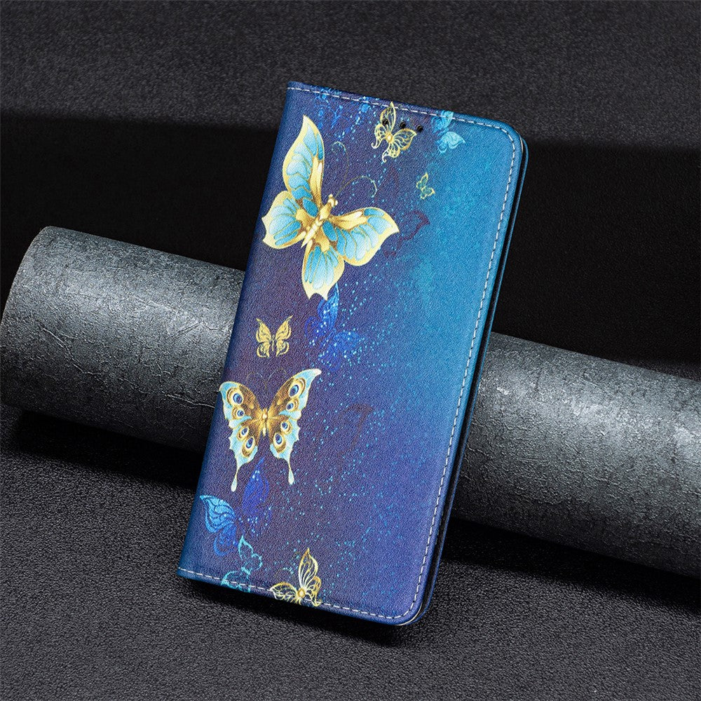 For Xiaomi 12 5G/12X 5G/12S 5G Pattern Printing PU Leather Wallet Stand Case Full Protection Magnetic Auto-absorbed Flip Cover