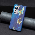 For Xiaomi 12 5G/12X 5G/12S 5G Pattern Printing PU Leather Wallet Stand Case Full Protection Magnetic Auto-absorbed Flip Cover