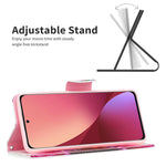 For Xiaomi 12 5G/12X 5G/12S 5G PU Leather Pattern Printing Wallet Phone Case Stand Feature Anti-Scratch Shockproof Folding Cover