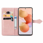 Xiaomi 12 5G/12X 5G/12S 5G Präglad Mandala Blomma PU-läder Magnetiskt Flip-skal Plånboksfodral Stötsäkert Skyddande mobilfodral med Rem