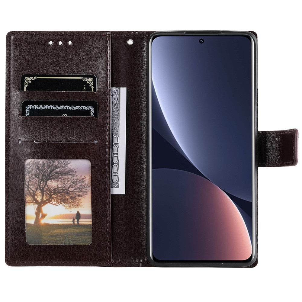 For Xiaomi 12 Pro 5G / 12S Pro 5G /12 Pro (Dimensity) 5G Imprinted Mandala Pattern PU Leather Flip Shockproof Cover Wallet Stand TPU Interior Shell with Strap