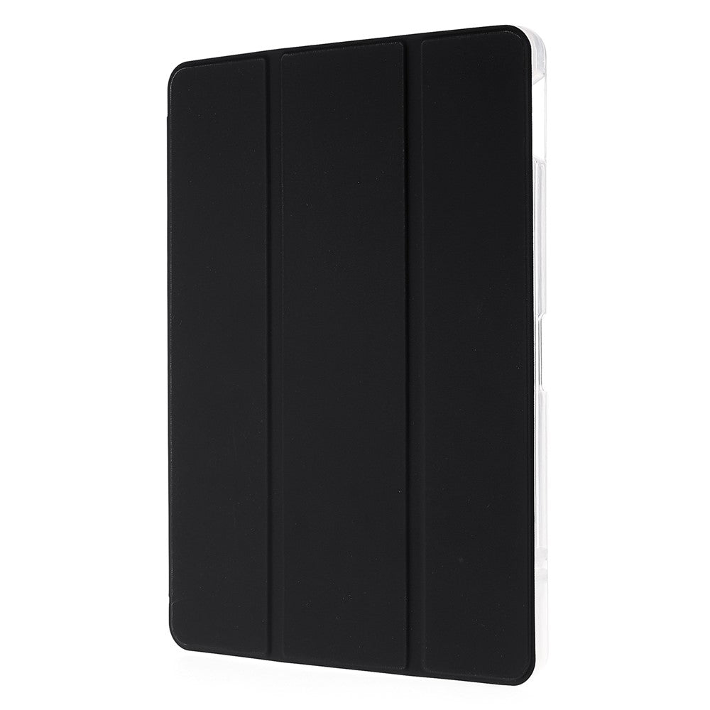 For Xiaomi Pad 5/Pad 5 Pro Pen Slot Design Tri-fold Stand PU Leather TPU Protective Tablet Case