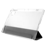 For Xiaomi Pad 5/Pad 5 Pro Pen Slot Design Tri-fold Stand PU Leather TPU Protective Tablet Case