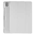 For Xiaomi Pad 5/Pad 5 Pro Pen Slot Design Tri-fold Stand PU Leather TPU Protective Tablet Case