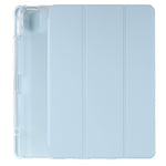 For Xiaomi Pad 5/Pad 5 Pro Pen Slot Design Tri-fold Stand PU Leather TPU Protective Tablet Case