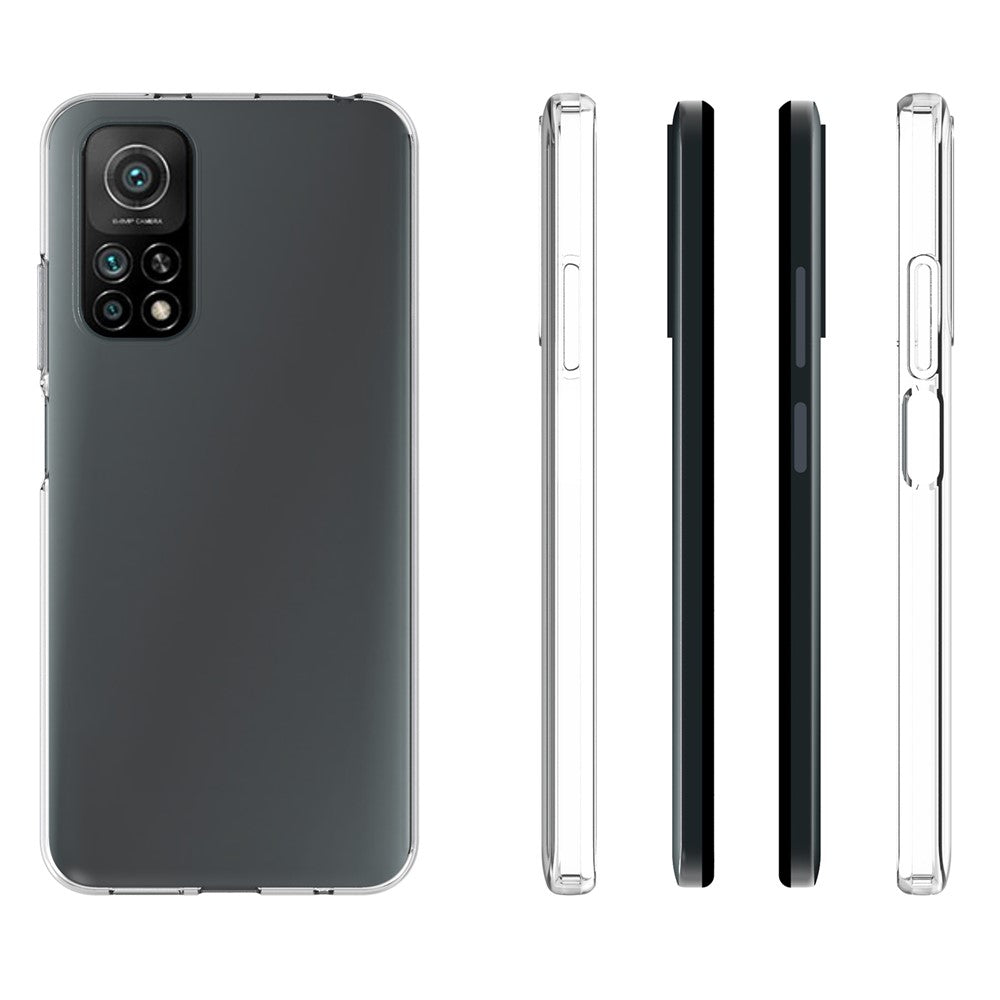 10Pcs/Pack Clear Anti-watermark Case for Xiaomi Redmi Note 11 4G (Qualcomm)/Redmi Note 11S 4G, Anti-fall Soft TPU Lightweight Mobile Phone Cover Shell