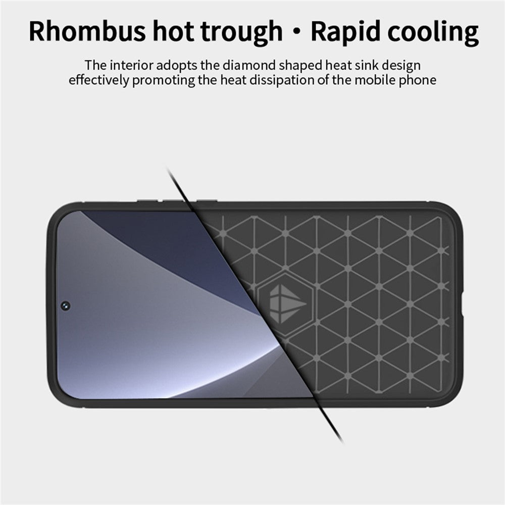 MOFI for Xiaomi 12 Pro 5G / 12S Pro 5G /12 Pro (Dimensity) 5G Phone Cover Carbon Fiber Texture Soft TPU Shockproof Brushed Surface Mobile Phone Case
