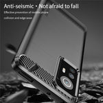 MOFI for Xiaomi 12 5G/12X 5G/12S 5G Phone Shell Carbon Fiber Texture Soft TPU Anti-scratch Brushed Surface Mobile Phone Case