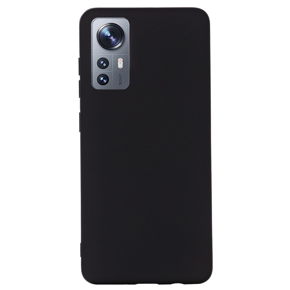 Xiaomi 12 5G/12X 5G/12S 5G Flytande Silikon mobilskydd Enfärgat Stötsäkert Skal med Rem