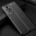 For Xiaomi Redmi Note 11 4G (Qualcomm) Litchi Texture Soft TPU Protector Anti-fingerprint Cell Phone Case