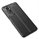 Xiaomi Redmi Note 11 4G (Qualcomm) Litchi Texture Soft TPU Protector Anti-fingeravtryck Mobilskal
